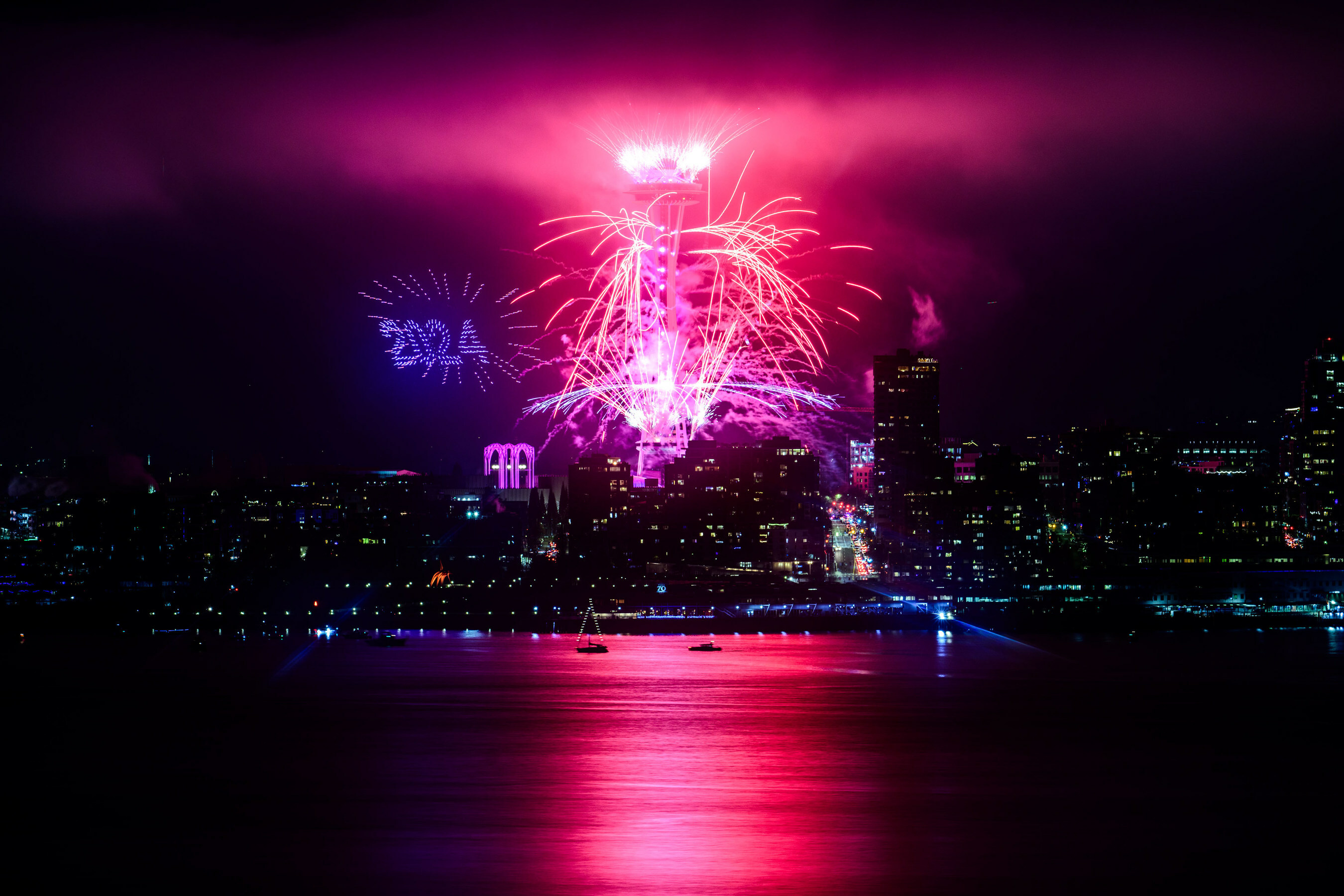 The Space Needle Dazzles the Pacific Northwest with Lights, Drones, and Fireworks for T-Mobile New Year's at the Needle