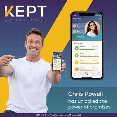 Renowned celebrity fitness expert Chris Powell from ABC’s hit show "Extreme Weight Loss" releases KEPT, a groundbreaking platform poised to redefine the conversation around transformation and wellness. This revolutionary app shifts the paradigm from traditional external solutions to an inward journey, emphasizing the potent force behind lasting change: the power of keeping promises.