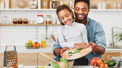 Photo courtesy of Shutterstock (father and daughter cooking)