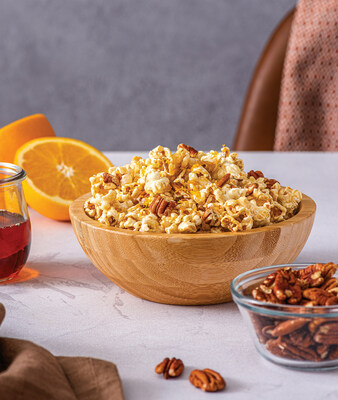 Old Fashioned Bourbon Maple Popcorn with Pecans Old Fashioned Bourbon Maple Popcorn with Pecans