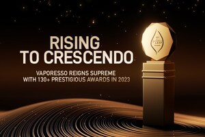 VAPORESSO stellt mit über 130 Auszeichnungen 2023 einen neuen Rekord auf