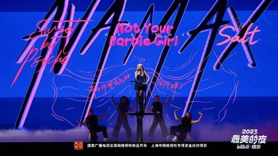Ava Max brought her infectious dance hits to Bilibili 2023 New Year’s Eve Gala