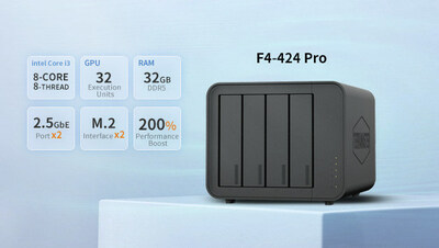 TerraMaster Launches the Most Powerful 4-bay NAS F4-424 Pro to Create the Best All-Around NAS