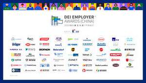 Gewinner der „2023 DEI Employer® Awards" und Liste der „2023 Top 50 DEI Employer®" offiziell in China bekannt gegeben