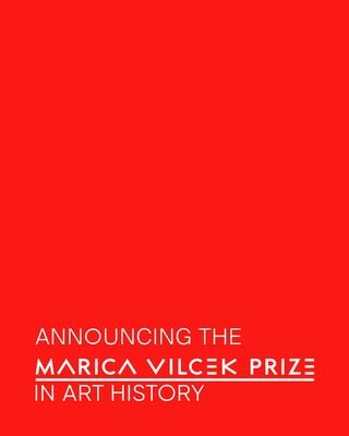 Announcing the Marica Vilcek Prize in Art History