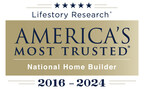 Taylor Morrison Sets New Record by Earning America's Most Trusted® Home Builder for Ninth Consecutive Year