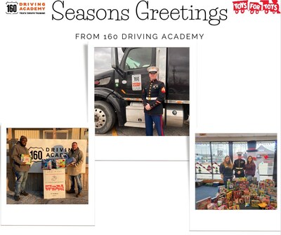 160 Driving Academy partners with Toys for Tots.