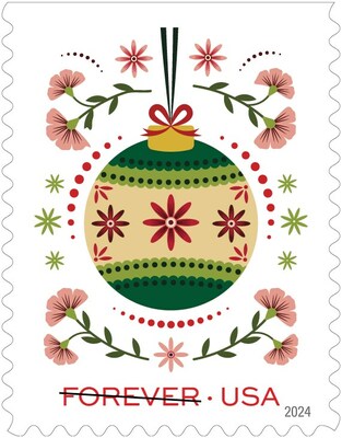  Global Poinsettia Forever Stamps (Two Stamps) : Toys & Games