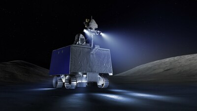 An artist's concept of the completed design of NASA's VIPER, or Volatiles Investigating Polar Exploration Rover. VIPER will get a close-up view of the location and concentration of ice and other resources at the Moon's South Pole, bringing us a significant step closer to NASA's ultimate goal of a long-term presence on the Moon - making it possible to eventually explore Mars and beyond. Credits: NASA/Daniel Rutter