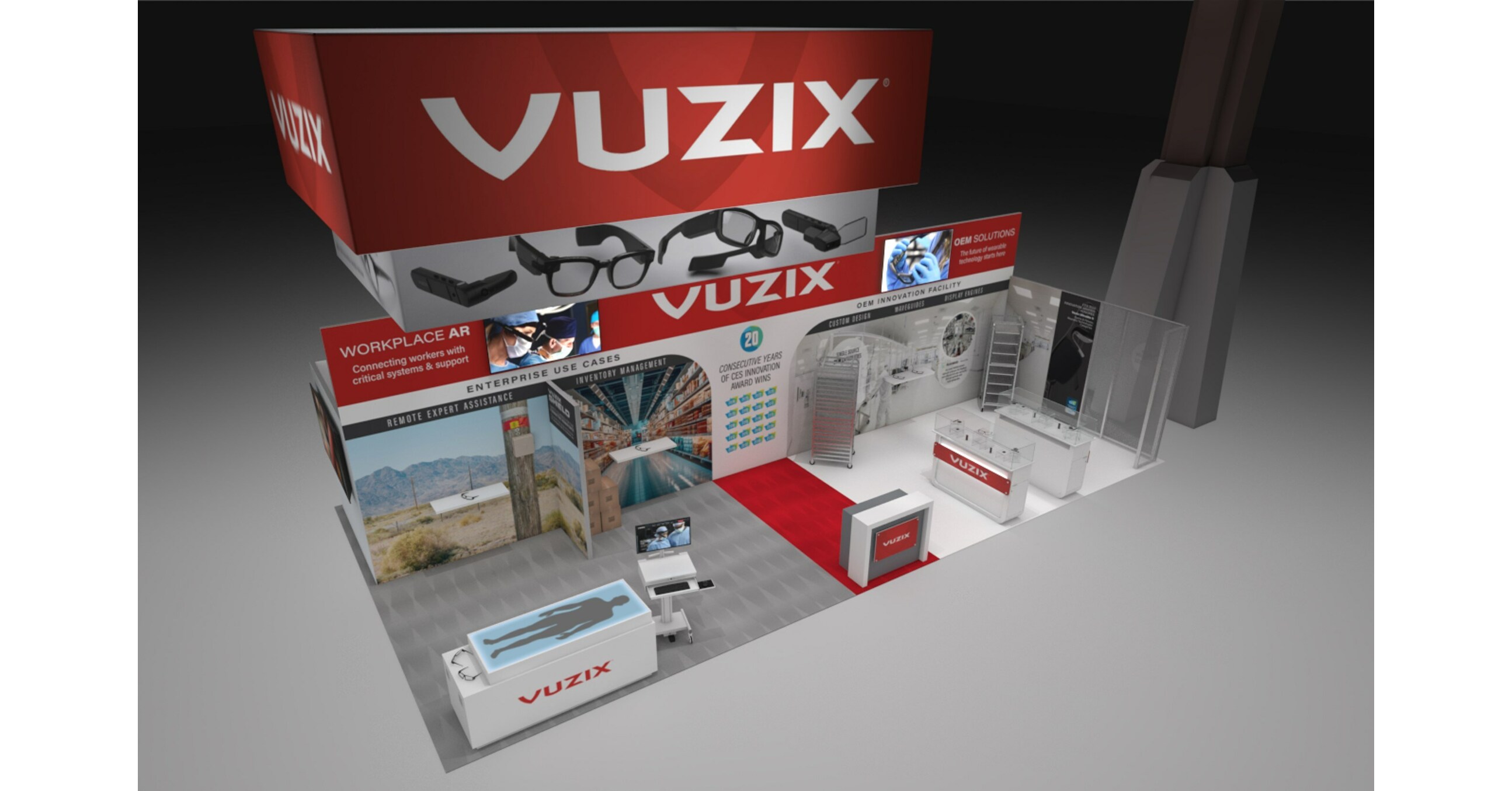 في معرض CES 2024، تعرض شركة Vuzix AI مجموعة واسعة من الوظائف التي توفرها لنظاراتها الذكية الرائدة في مجال الواقع المعزز.