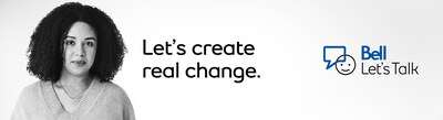 Bell Let's Talk - Let's create real change (CNW Group/Bell Canada)