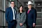 Elayna Erick, center, joins Matthew Naftis, left, and Ron Massingill, right, as a named shareholder in Dallas' Brousseau Naftis Erick & Massingill.