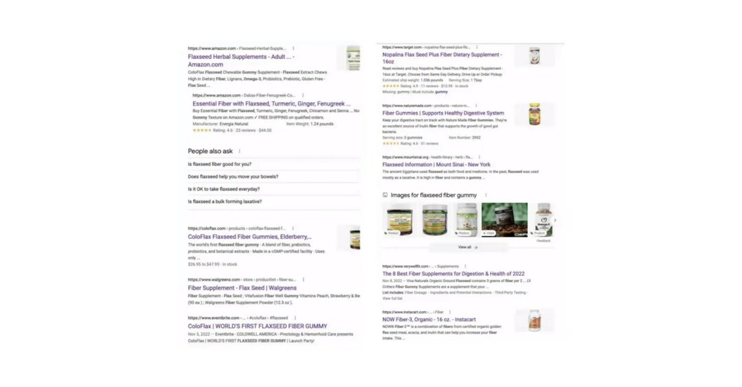 The World's First Flaxseed Fiber Gummy ColoFlax by ColoBotanix