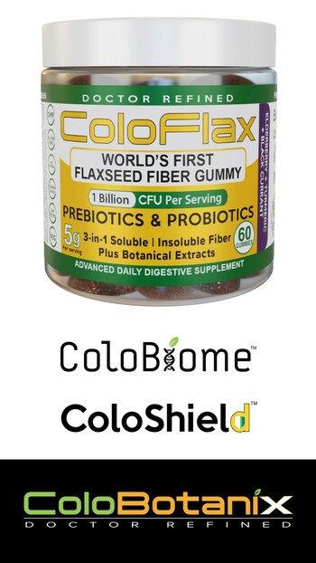 ColoFlax Flaxseed Fiber Gummies, ColoShield, ColoBiome by ColoBotanix