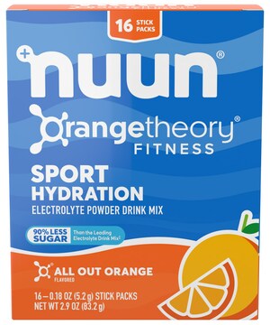 Nuun® Named the Preferred Pro-Active Hydration Partner by Orangetheory® Fitness