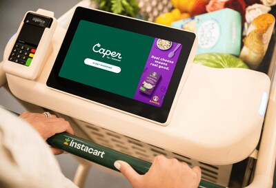 Ads on Caper Carts will help customers discover new brands and products.