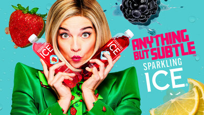 In Sparkling Ice's vibrant new marketing campaign, "Anything But Subtle," Annie Murphy is the brand's 