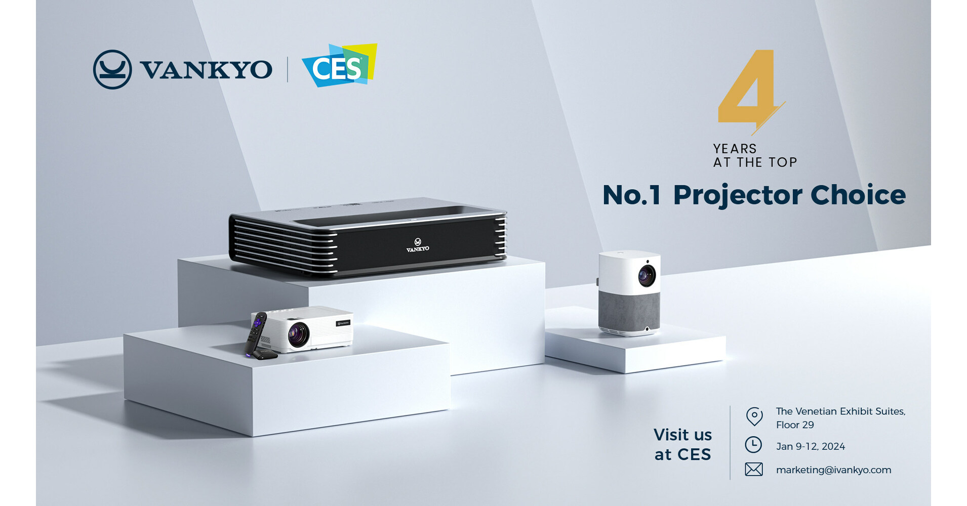 VANKYO at CES2024: Consistent Commitment to Excellence for Four Consecutive Years