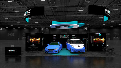 The all-new BMW i7 and Volkswagen ID. Buzz at Innoviz’s CES booth, West Hall #6252. (PRNewsfoto/Innoviz Technologies)