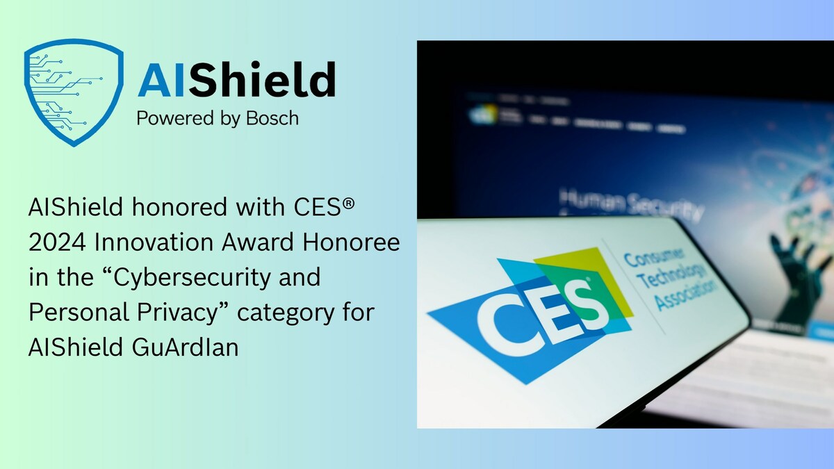 AIShield presented with an Innovation Award in CES 2024 - Vimarsana News