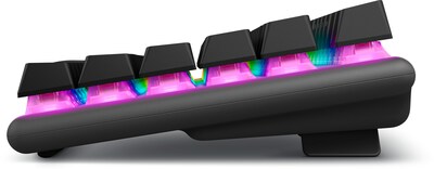 Fluid keystrokes without scratchiness are the result of a low-friction POM (polyoxymethylene) material on the stem, while two layers of silicone dampening remove echoing and produce a pleasing deep tone.