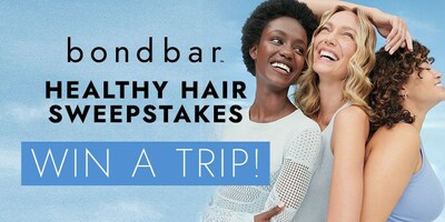 Enter for a chance to win the bondbar Healthy Hair Sweepstakes.