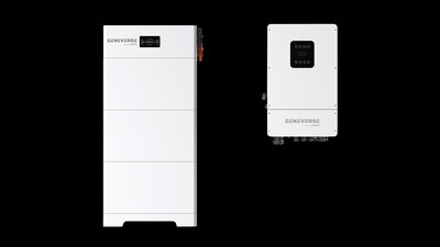 Geneverse PowerPillar Solar Energy System: Battery and Hybrid Inverter