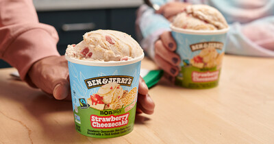 Ben & Jerry’s launches its first flavor of 2024 with the newest, smoothest, creamiest recipe ever in the Non-Dairy format. Say hello to Strawberry Cheezecake!