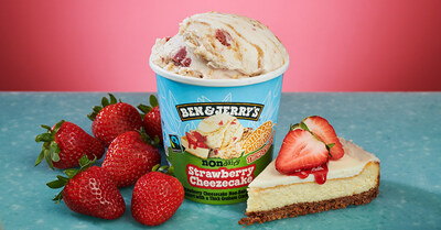 Ben & Jerry’s launches its first flavor of 2024 with the newest, smoothest, creamiest recipe ever in the Non-Dairy format. Say hello to Strawberry Cheezecake!