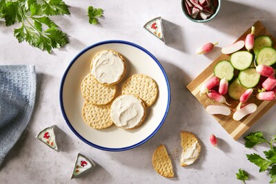 The dairy-free iteration of the spreadable cheese will be available in Garlic & Herb at Whole Foods.