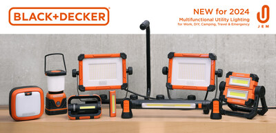 The milestone partnership between JEM Brands and BLACK+DECKER will include exclusive work, utility, and travel lighting licenses.