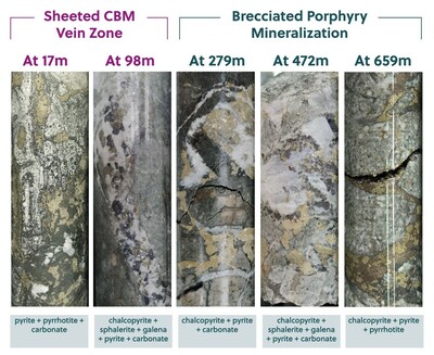 Figure 3: Core Photo Highlights of APC70-D5 (CNW Group/Collective Mining Ltd.)