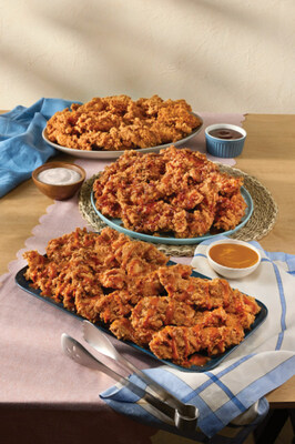 The new Golden Carolina BBQ Tenders are also available as part of Cracker Barrel's Tender's Trio Platter.