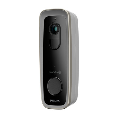 Wireless Video Doorbell: 2K clarity, wide-angle view, and easy setup with battery or existing doorbell wiring.
