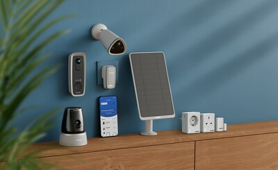 Complete Home Security Suite: 360° coverage, spotlight potection, seamless door monitoring, and a sensing system.