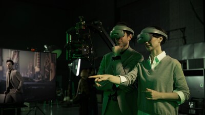 System in use for film production with 3D technologies