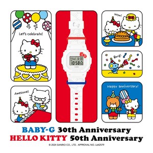 Casio lanzará BABY-G, una colaboración con Hello Kitty
