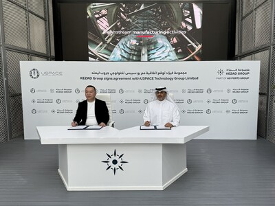 On 9 January 2024, Mr. SUN Fengquan, Chairman and CEO of USPACE Technology Group Limited and Mr. Mohamad Al Khadar Al Ahmed, President of Abu Dhabi Ports Company PJSC, signed the term sheet for Abu Dhabi Space Eco City project.