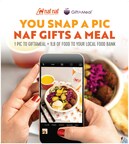 Naf Naf Middle Eastern Grill announces Gift A Meal Partnership to Help Heal Hunger with a Snap!