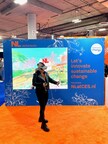 CES 2024 Netherlands Tech Pavilion: VR Artist Estella Tse painting in VR in the virtual 'Sustainable Garden'
