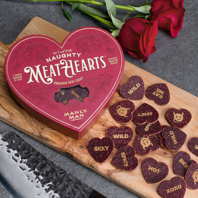 Meathearts (Naughty Version) - Spicy jerky with spicier laser etched messages