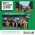Zeigler’s innovative focus on its employees is one of the biggest reasons it has consistently earned accolades such as the 2024 Glassdoor Best Places to Work Award