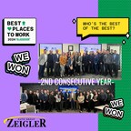 Zeigler Auto Group has earned its second consecutive Best Places to Work Award from Glassdoor