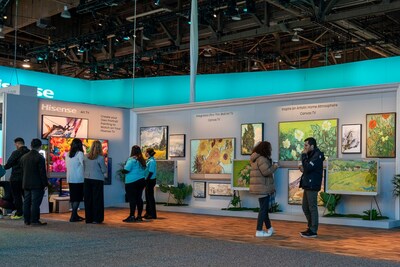 Hisense CanvasTV blends technology with art (PRNewsfoto/Hisense)