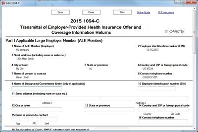 New Ez1095 ACA Software 2023 Streamlines 1095 ACA Form Reporting With ...