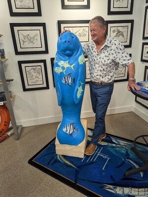 Renowned Artist Dr. Guy Harvey Donates Time and Talent to Help Preserve Florida's Beloved "Home of the Manatees"