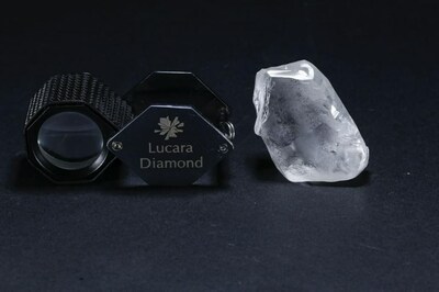 Lucara Diamond Corp., 166 carat diamond (CNW Group/Lucara Diamond Corp.)