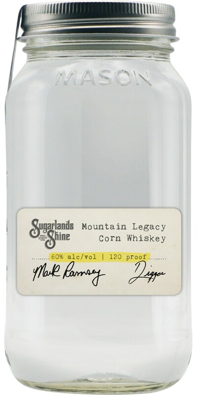 Sugarlands' new Mark and Digger's Mountain Legacy Corn Whiskey is a 120-proof homage to classic homemade spirits that once thrived in secrecy all over Appalachia.