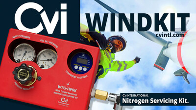 Cvi's WindKit, wind turbine nitrogen servicing kit