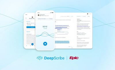 DeepScribe's ambient AI scribe captures the natural conversation between clinician and patient, converts it into fully customizable documentation within seconds, and syncs it directly with Epic's EHR.
